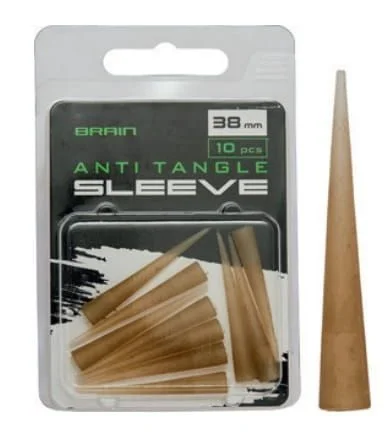 Nie przegap Brain Anti Tangle Sleeve 38mm 10 szt. Brown