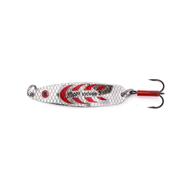 Hit sprzedaży Mepps SYCLOPS SILVER/RED_srebrny/czerwony 2/17g