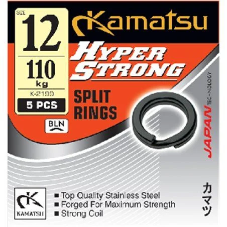 Bezpieczne zakupy Kółko Łącznikowe Kamatsu Hyper Strong K-2199 BLN 4mm 16kg 10 szt.