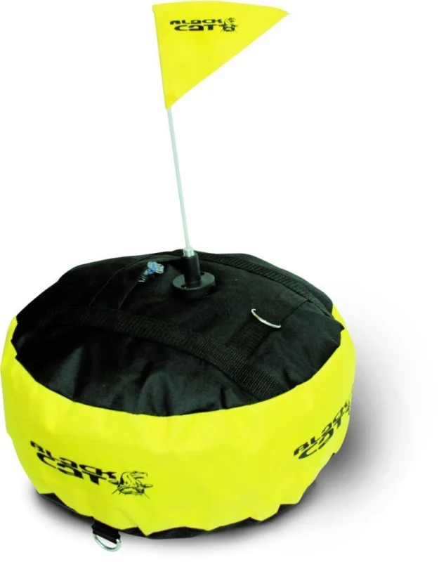 Black Cat Marker Buoy (Boja znakowa) czarna Łatwy zwrot