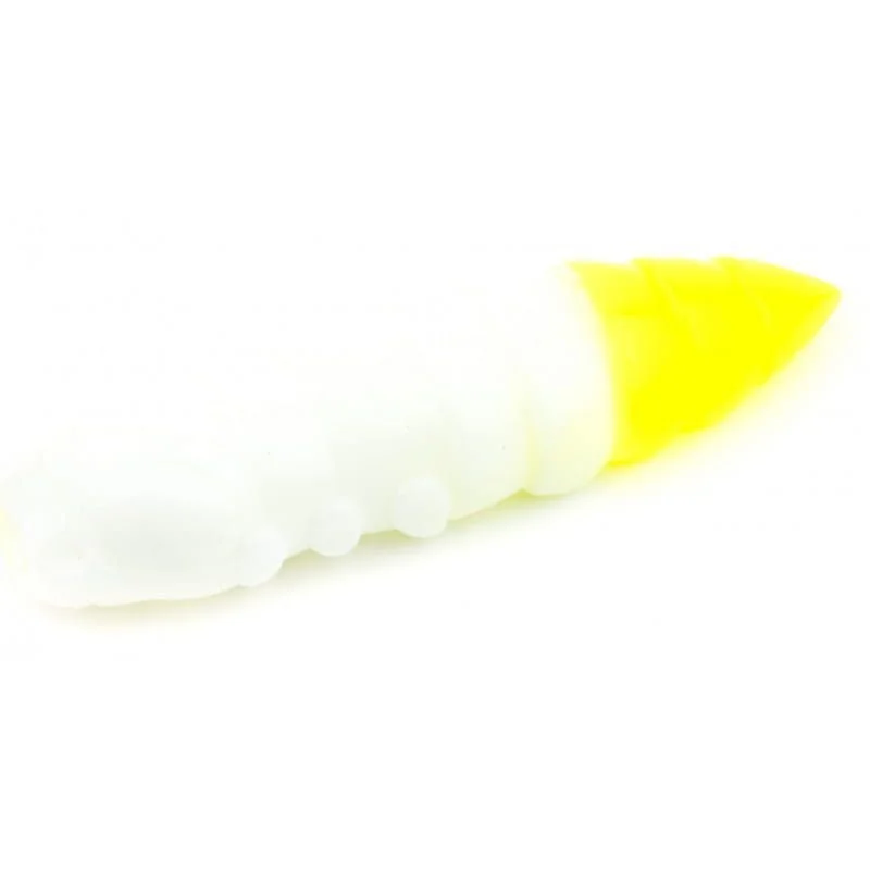 Tylko do końca tygodnia Guma FISHUP Pupa 1.5” #131 White/Hot Chartreuse