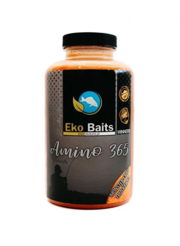 Liquid Eko Baits Amino - 365 Monster Crab Truskawka 500ml Niska cena