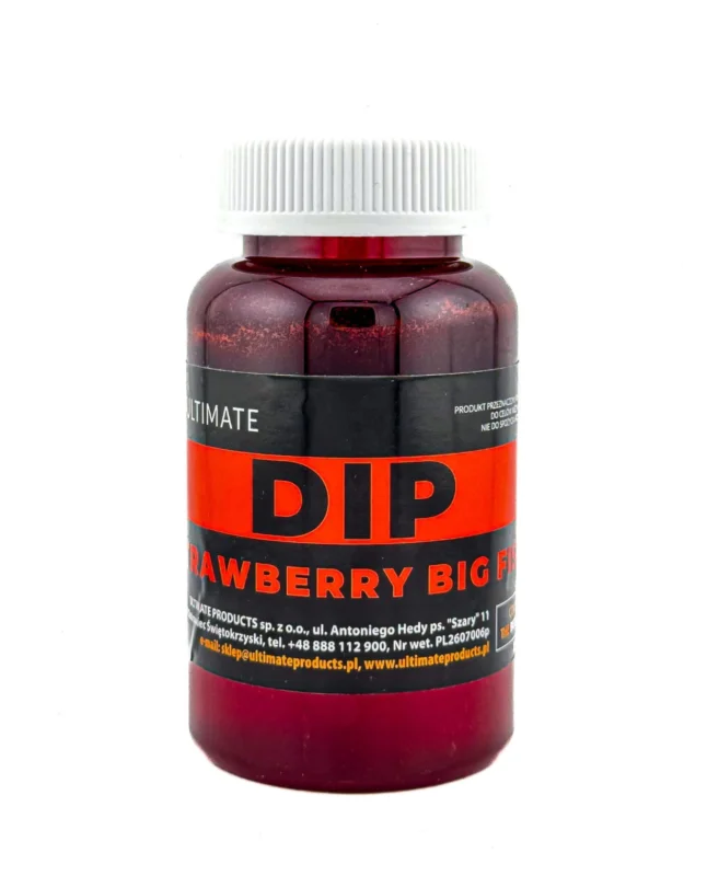 Atraktor Dip Ultimate Products 250ml - Strawberry Big Fish Ostatnia szansa