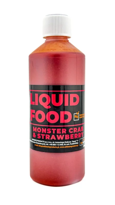 UltimateProducts Liquid Food 500ml - Monster Crab & Strawberry Sprawdź teraz