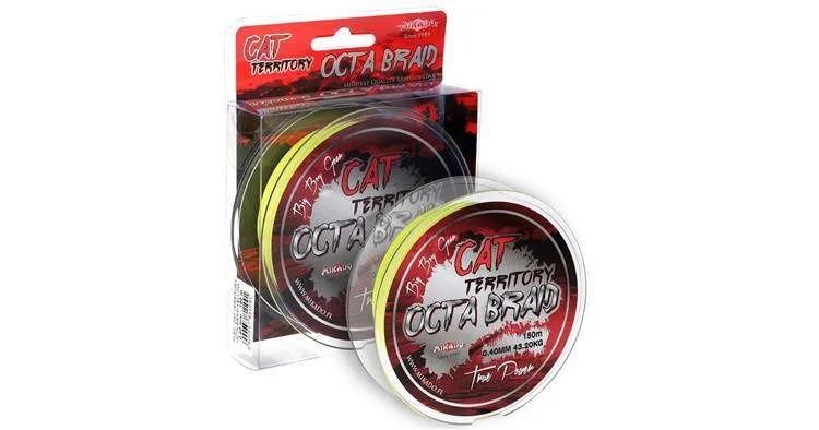 Plecionka Mikado - CAT TERRITORY OCTA BRAID - 0.60mm/61.8kg/300m - FLUO - op.1szp. Super okazja