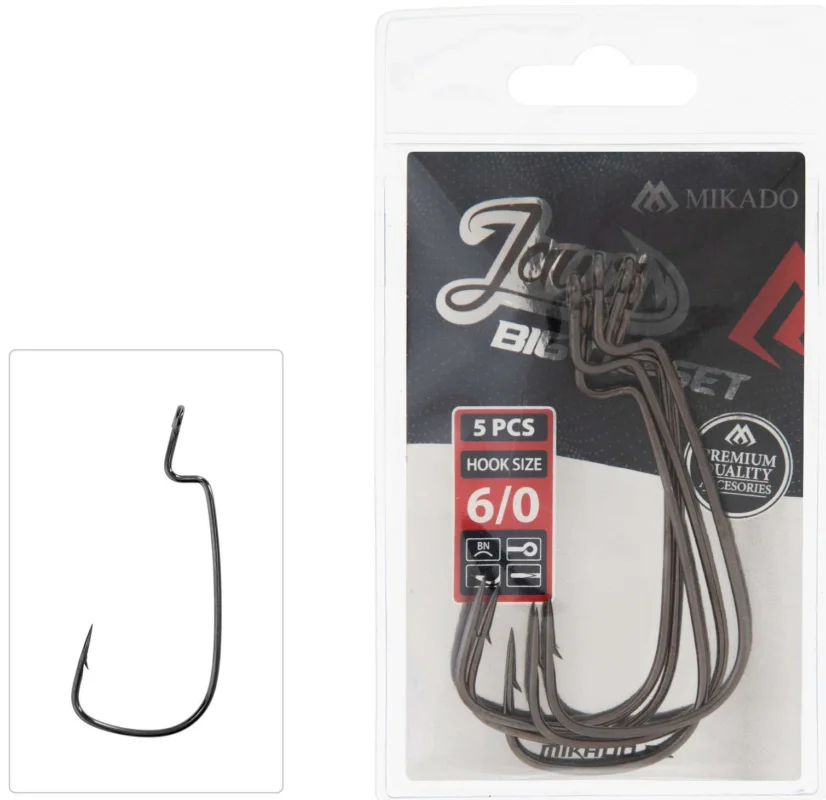 Haczyki Mikado Jaws Big Offset 8/0 Szybka dostawa