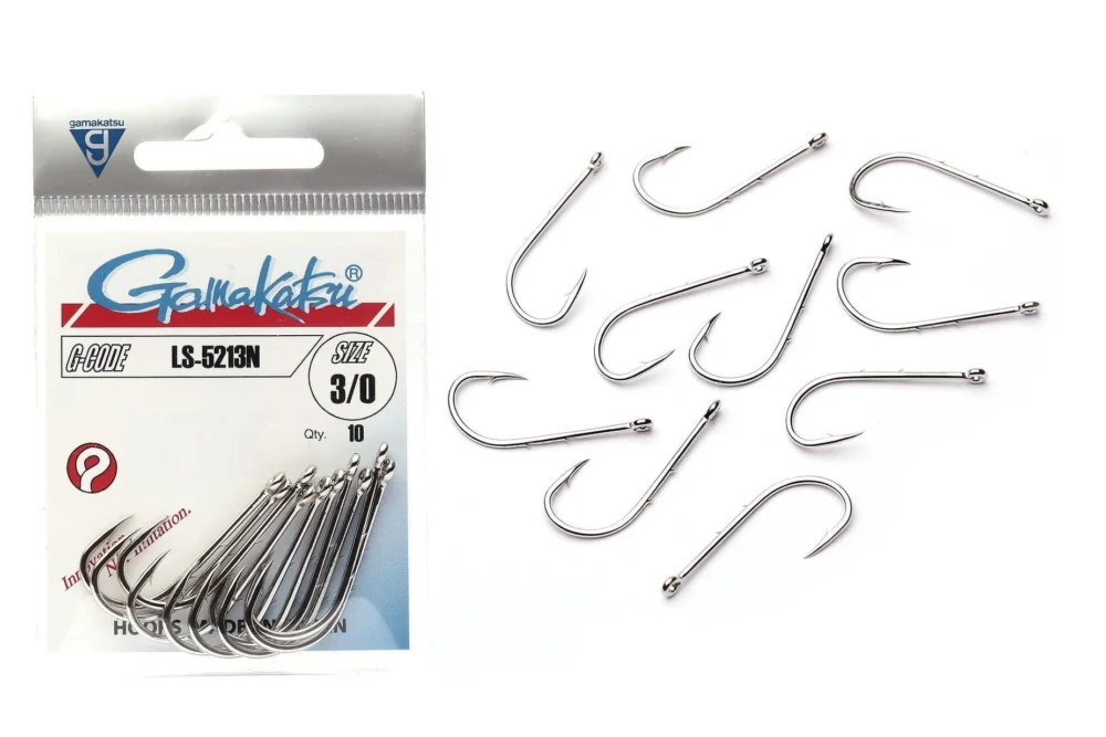 Haczyki Gamakatsu LS-5213N Hooks Nickel # 4/0 Wysoka jakość