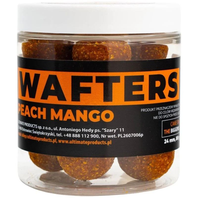 Zniżka Kulki Proteinowe Ultimate Products Wafters 24mm/80g - Peach Mango