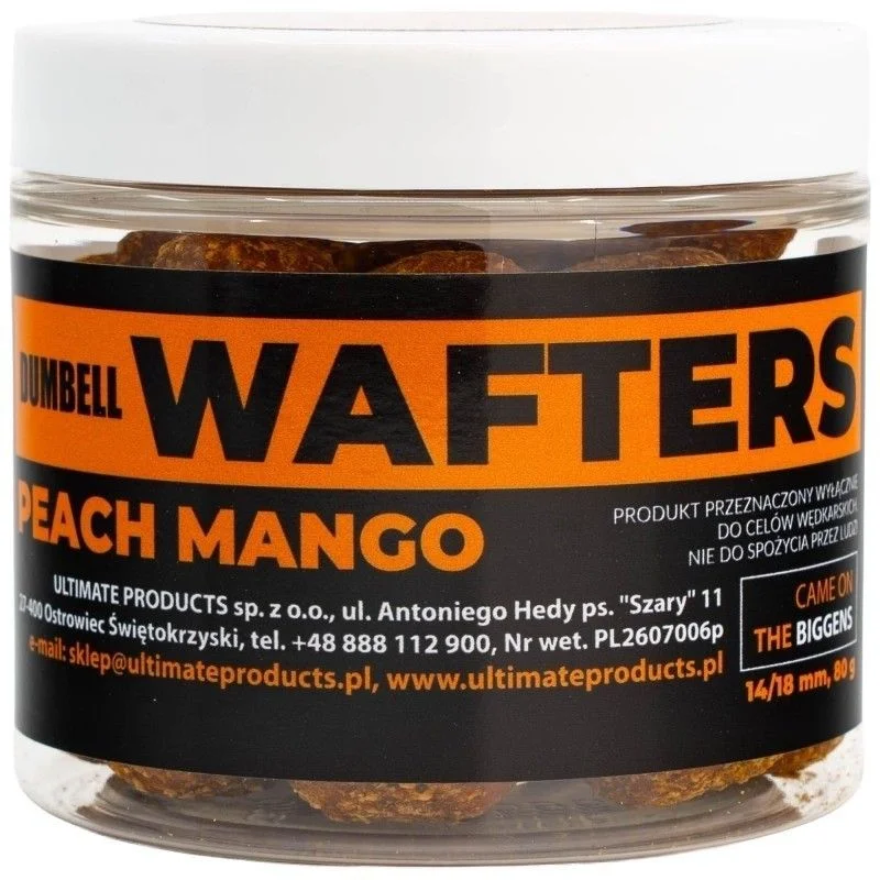 Kulki Proteinowe Ultimate Products Wafters Dumbell 18mm/80g - Peach Mango Oferta limitowana
