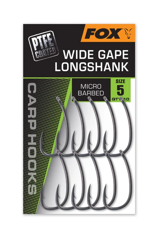 Sprawdź teraz FOX Haczyki Karpiowe Wide Gape Long Shank nr 5