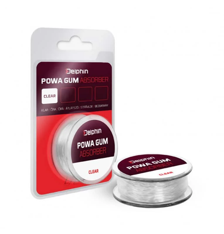 Delphin Feeder Guma POWA GUM przezroczysta 10m 0,6mm Darmowa dostawa