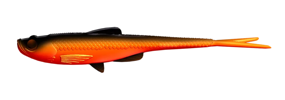 Libra Lures Guma Bleak V-Tail 20cm #011 Hot Orange Wybór klientów