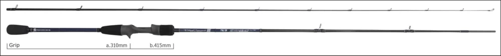 Hit cenowy Yamaga Blanks Wędka Castingowa BlueCurrent III 78/B 235cm 15g