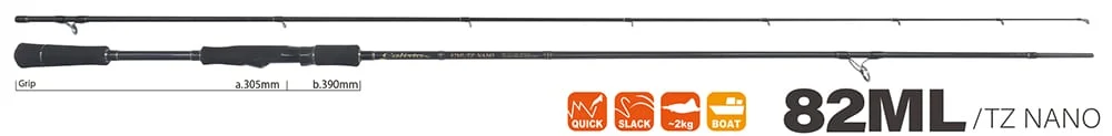 Yamaga Blanks Wędka Calista 82ML TZ Nano Spin 250cm 21g Hit cenowy
