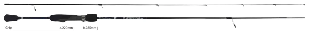 Wybór klientów Yamaga Blanks Wędka BlueCurrent III 63 Spin 191cm 5g