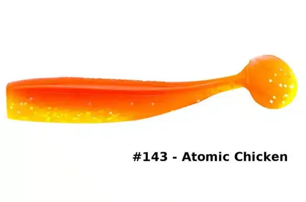 LUNKER CITY Guma Ripper Shaker 3,25” 8,5cm #143 Atomic Chicken Darmowy zwrot