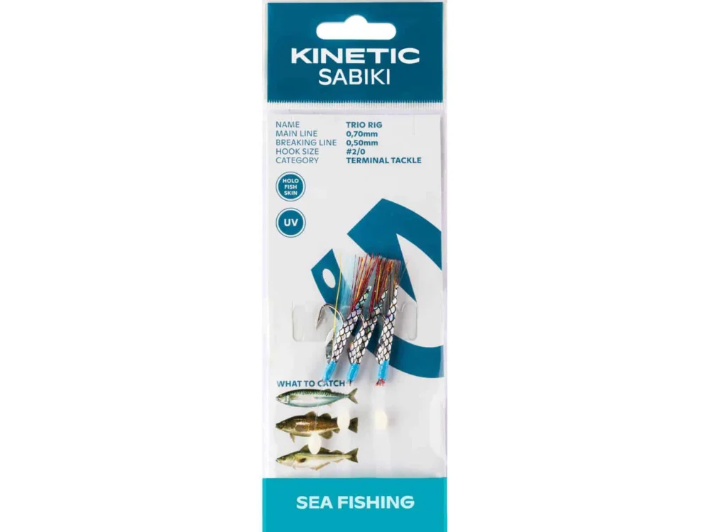 Oferta Kinetic Przywieszka makrelowa Trio Rozm 2/0 Red Blue Flash