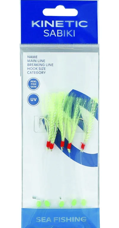 Ograniczona ilość Kinetic Przywieszka śledziowa Sabiki SilverStrike Rozm 1/0 FishSkin