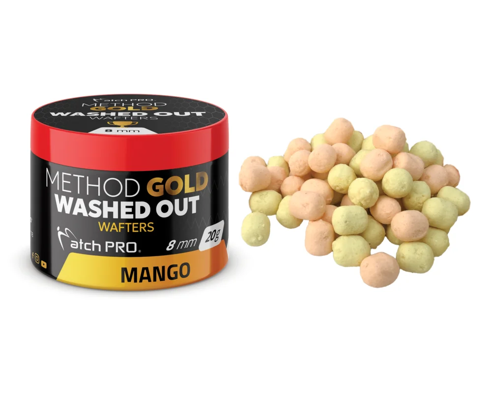 Super okazja MatchPro Przynęta Method Gold Wafters Washed Out 8mm Mango