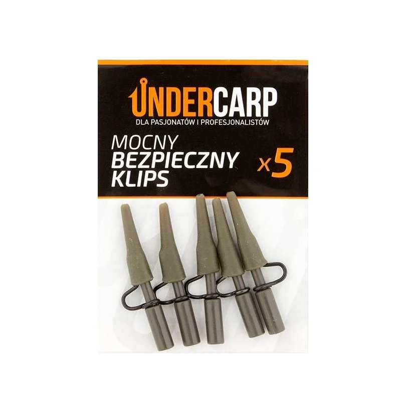 Ekspresowa dostawa Undercarp bezpieczny klips metalowy – zielony