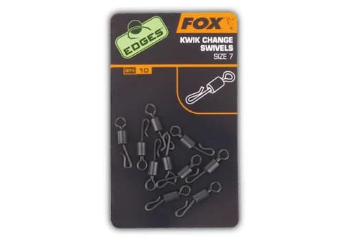 Fox Krętlik Do Szybkiej Wymiany Przyponów EDGES KWIK CHANGE SWIVELS CAC485 Zniżka