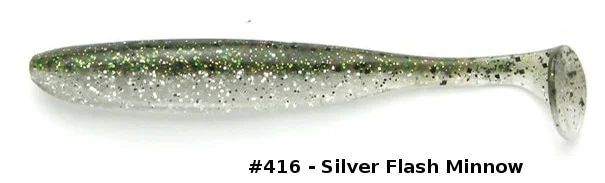 Keitech Guma Easy Shiner 2” 5,5cm Silver Flash Minnow Łatwy zwrot