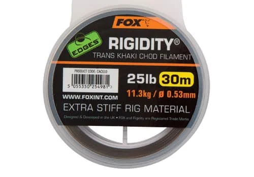Zamów dziś FOX ŻYŁKA RIGIDITY CHOD FILAMENT TRANS KHAKI 30lb 0,57mm 30M