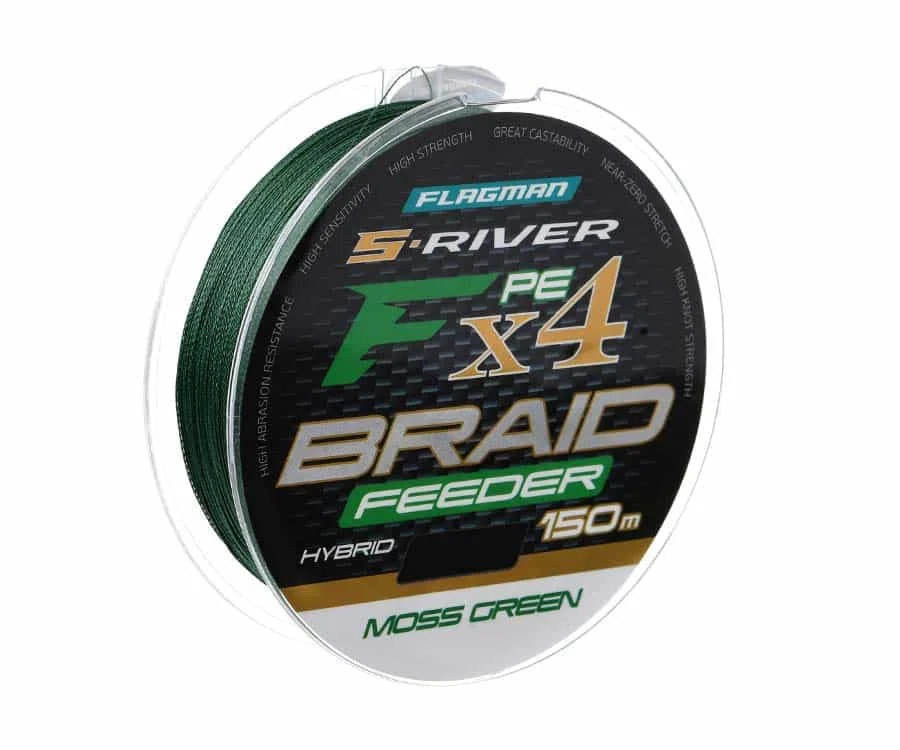 Dostępne od ręki Flagman Plecionka S-River PE Braid Hybrid F4 Feeder 0,12mm