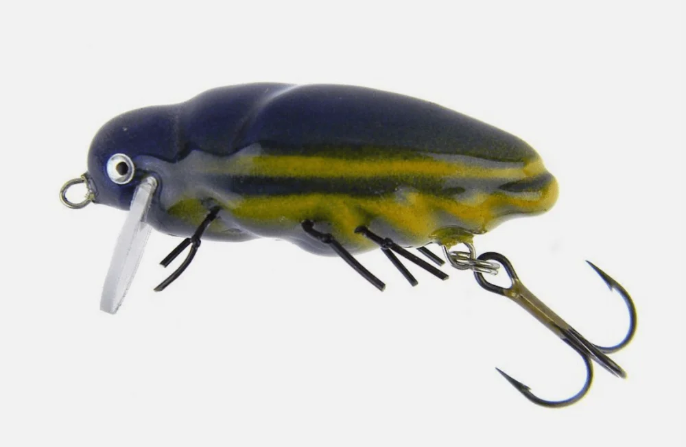 Hit cenowy Microbait Wobler Great Beetle Smużak 3,2cm Pływający Marineblau