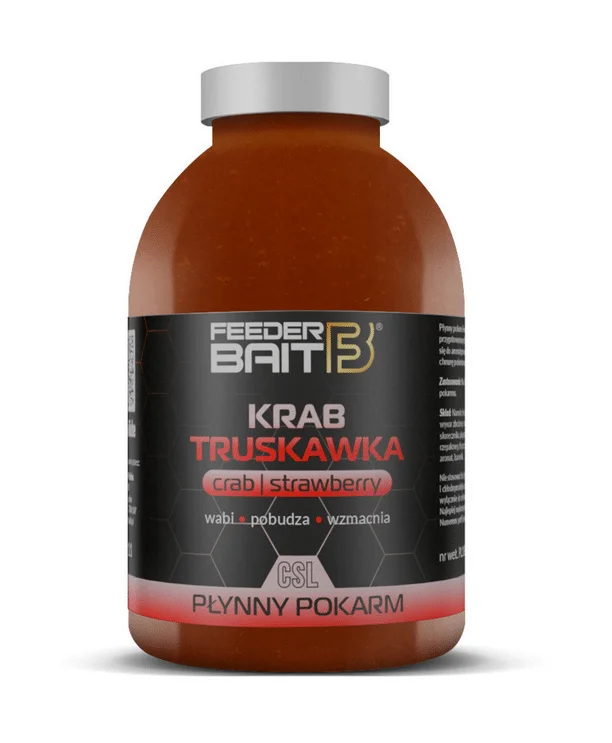 Zamów dziś Feeder Bait Booster Zalewa Krab Truskawka 250ml