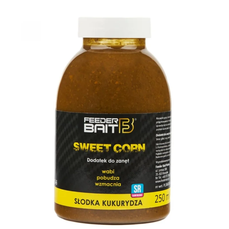 Promocja Feeder Bait Booster Zalewa Sweet Corn Słodka Kukurydza 250ml