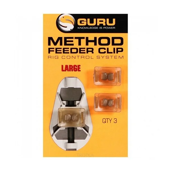Guru Klips Method Feeder Clip Rig Control System Large Wybór klientów