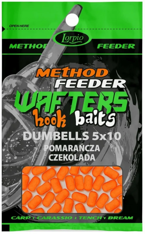 Lorpio Kulki Wafters Hook Baits Dumbells Pomarańcza-czekolada-5mm Cena promocyjna