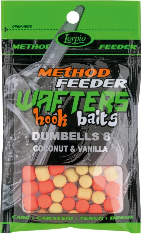 Bezpieczna płatność Lorpio Kulki Wafters Hook Baits Dumbells Kokos Wanilia 7mm
