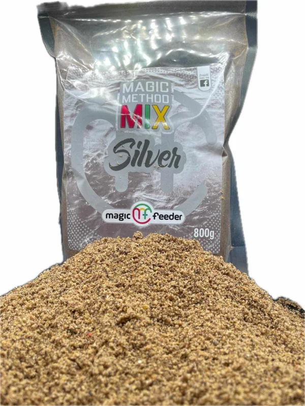Magic Feeder Zanęta Method Mix Silver Popularny