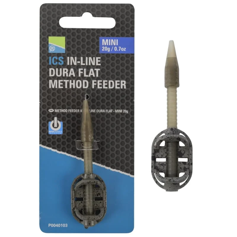 Preston Koszyk ICS In-Line Dura Flat Method Feeder Mini 20g Tani