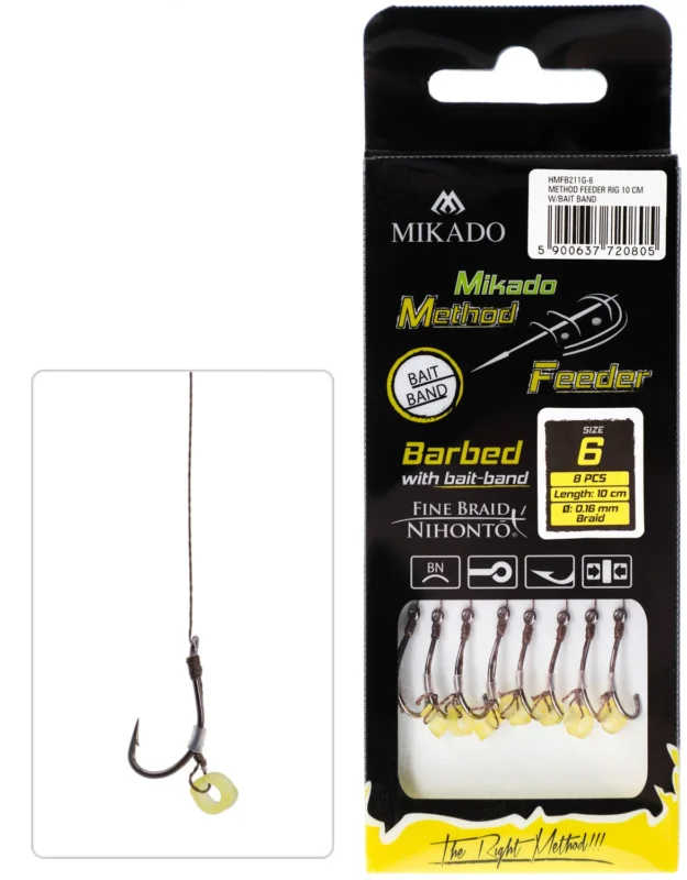 Rabat Mikado Haczyk Method Feeder Rigs Rozm.4
