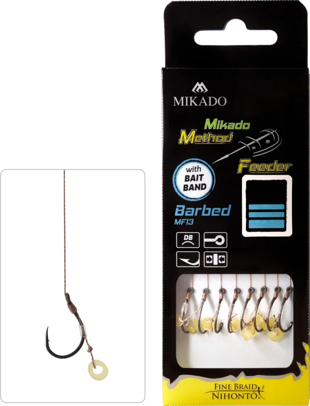 Mikado Haczyki z Przyponem Method Feeder z gumką nr 6 Ograniczona ilość