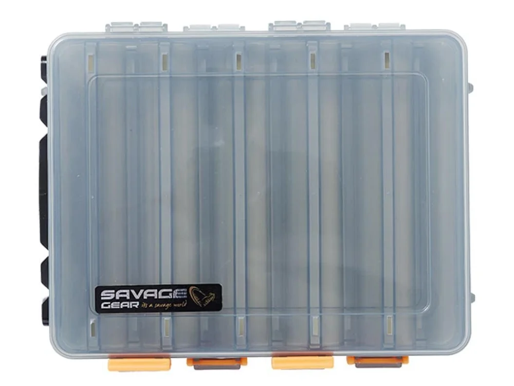 Savage Gear Pudełko Na Przynęty Spinningowe Lurebox 2 Sided Smoke Short Bestseller