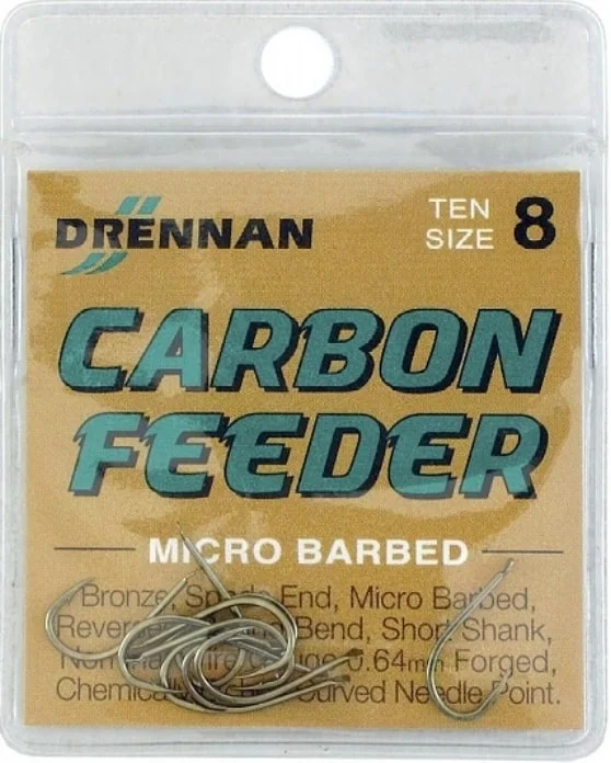 Dodaj do koszyka Drennan Haczyk z łopaką Carbon Feeder Nr 12