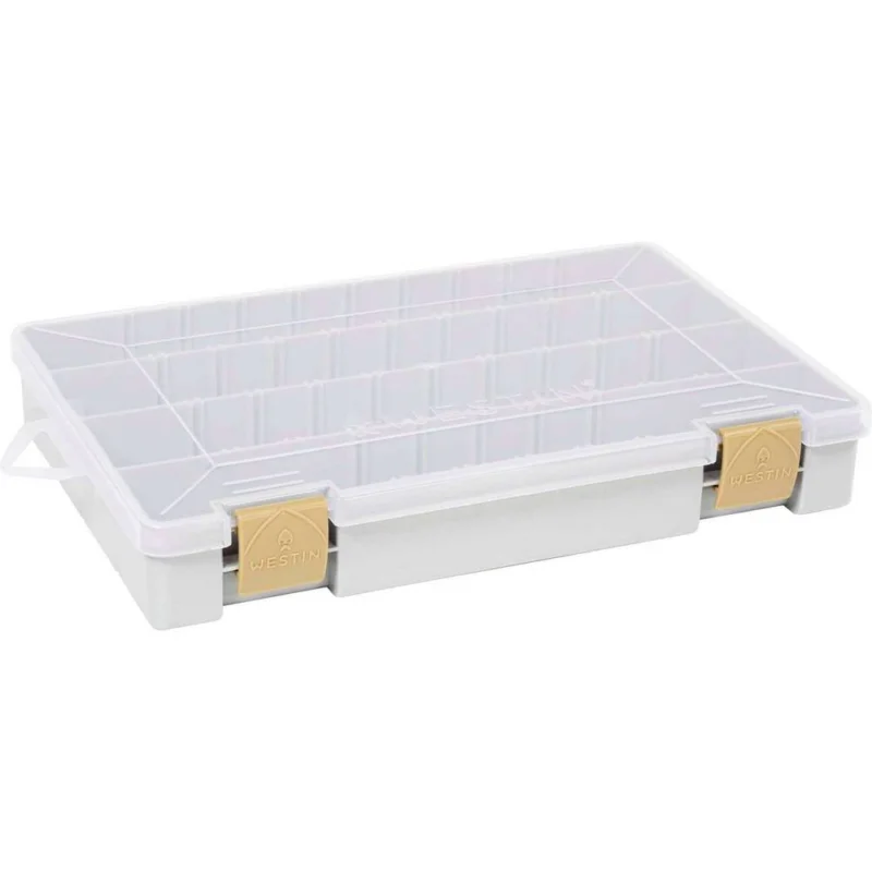 Darmowy zwrot Westin Pudełko W3 Game Tackle Box Grey/Clear 27,5×18,5×4,5cm