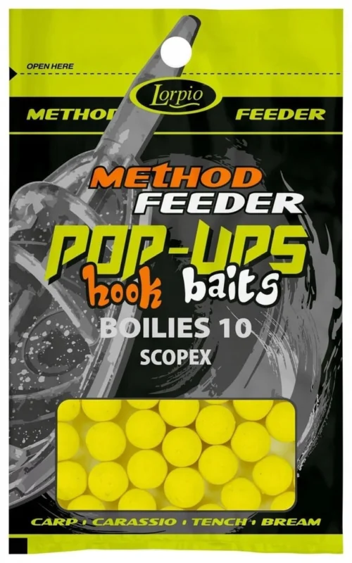 Lorpio Kulki Pop-Ups Hook Baits Boilies Scopex 10mm Nowość
