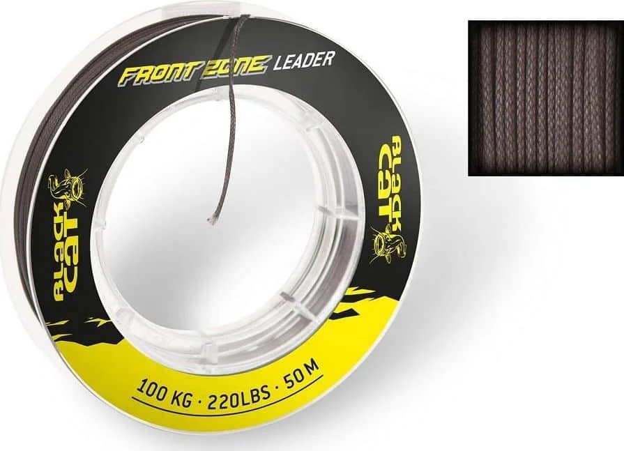 Premium Black Cat Plecionka Przyponowa Front Zone 100kg 50m 1mm