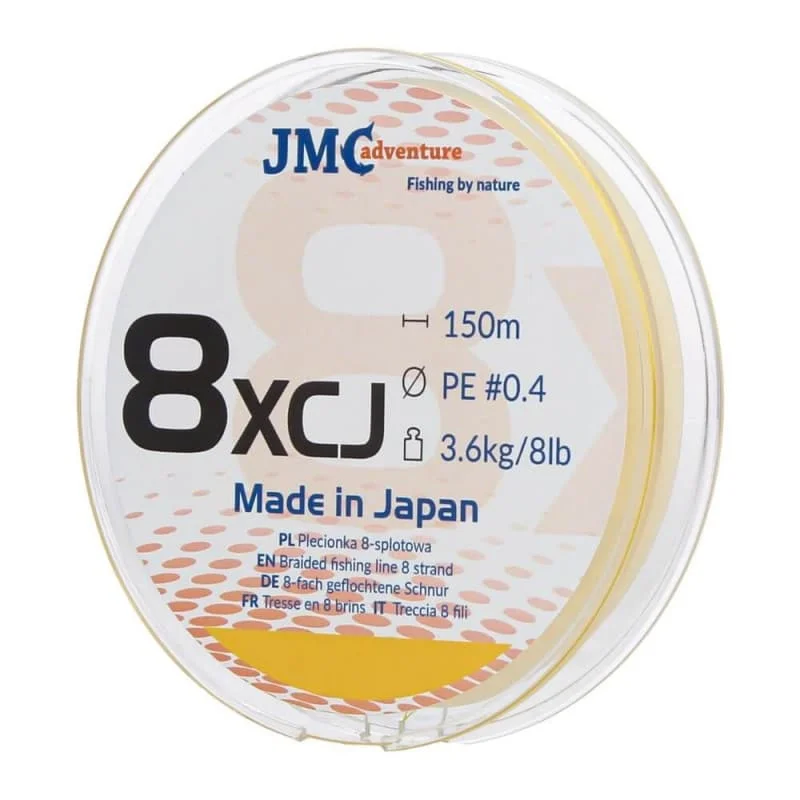 JMC Plecionka Japońska 8XCJ Yellow 150m #1.5 Bezpieczna płatność