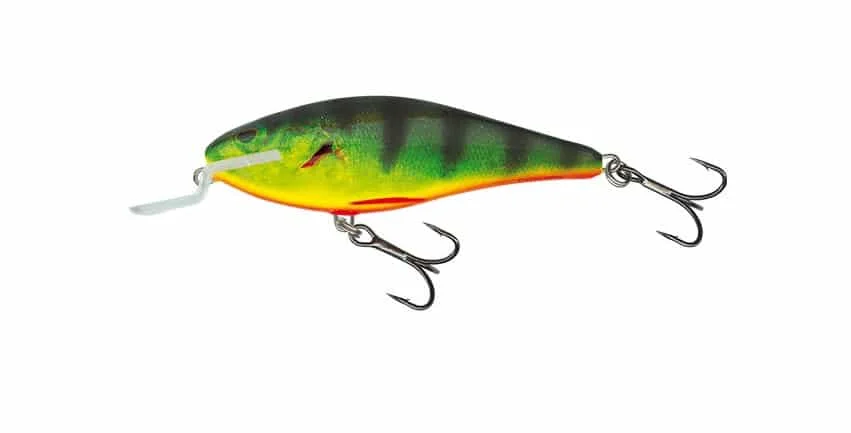 Łatwy zwrot Salmo Wobler Executor Pływający SR 7cm Real Hot Perch