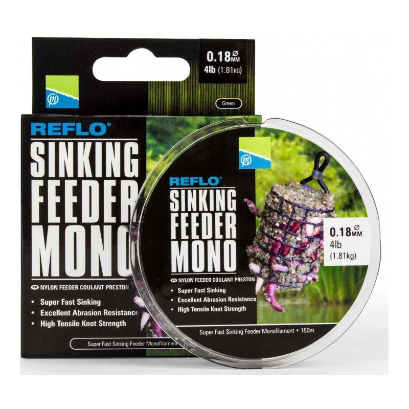 Preston Żyłka Reflo Sinking Feeder Mono 150m 0,18mm Cena promocyjna