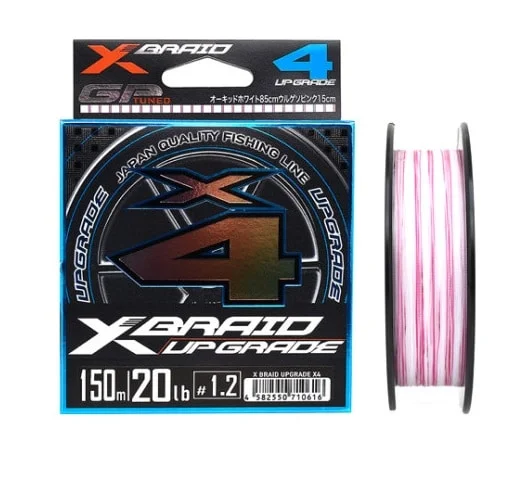YGK Plecionka X-Braid X4 Upgrade 150m PE 0,4 8lb Ostatnie sztuki