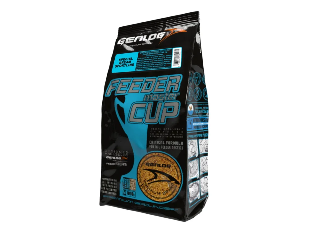 ZANĘTA GENLOG FEEDER MASTER CUP - SPECIAL BREAM 1000g Ostatnia szansa