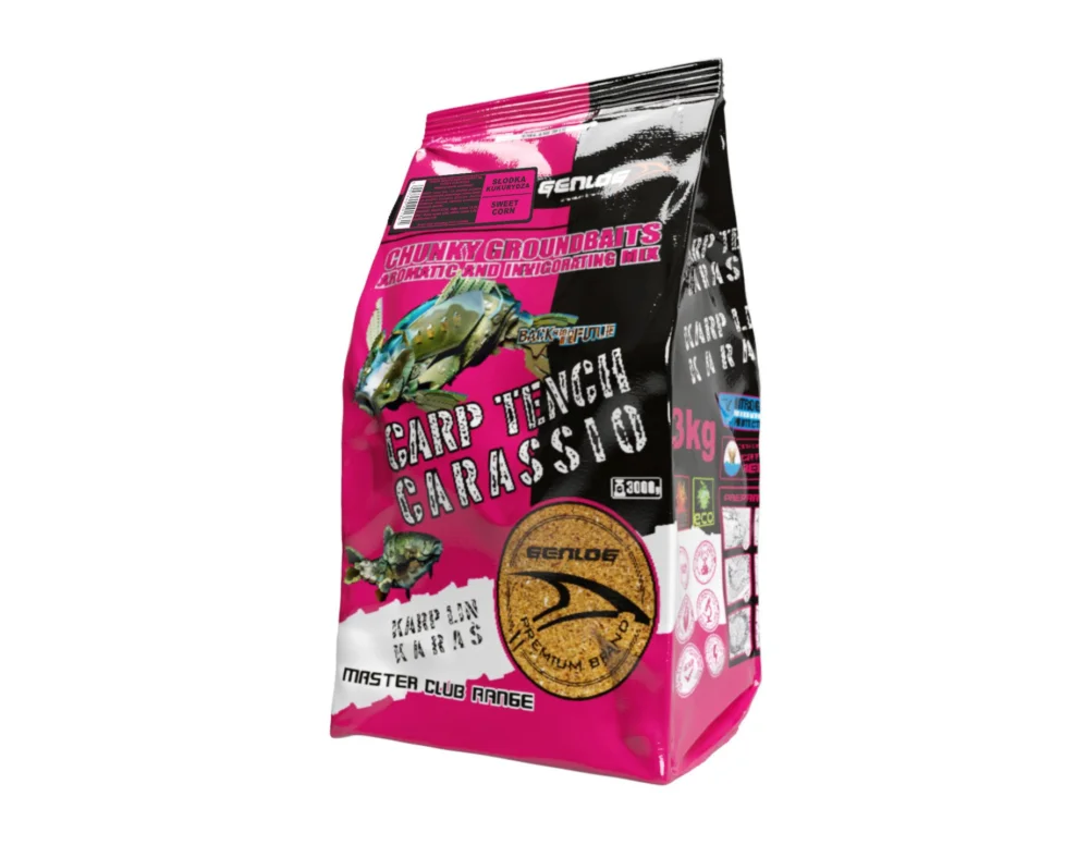 Dodaj do koszyka ZANĘTA GENLOG CARP TENCH CARASSIO - SŁODKA KUKURYDZA 3000g