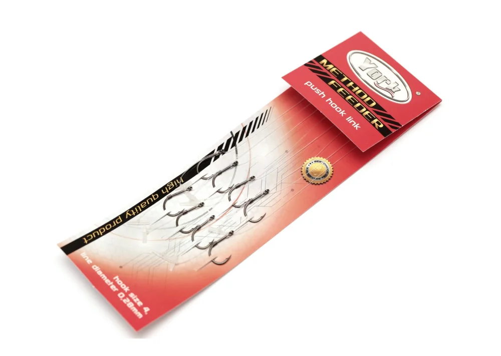 34481 - YORK HACZYKI Z PRZYPONEM METHOD PUSH 10/8szt Bestseller